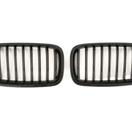 Griglia anteriore barra singola nero lucido BMW Serie 5 F10 berlina F11 touring 2010-2017