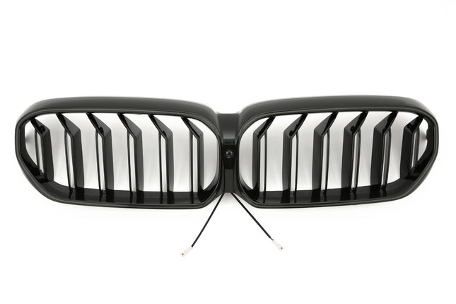 Griglia anteriore Sport LED doppia barra nero lucido BMW Serie 5 G30 G31 LCI 2020-2023