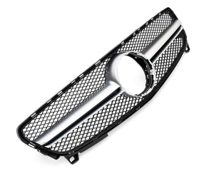 Griglia argento AMG Look Mercedes W176 Classe A facelift 2015-2018 montanti alluminio