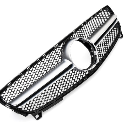 Griglia argento AMG Look Mercedes W176 Classe A facelift 2015-2018 montanti alluminio