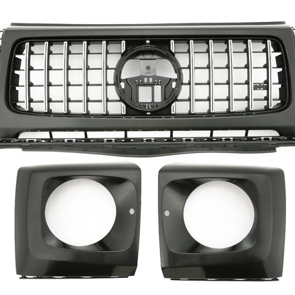 Griglia Panamericana GT montanti cromati Mercedes W465 Classe G dal 2024 G500 G450D G63