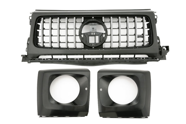 Griglia Panamericana GT montanti cromati Mercedes W465 Classe G dal 2024 G500 G450D G63