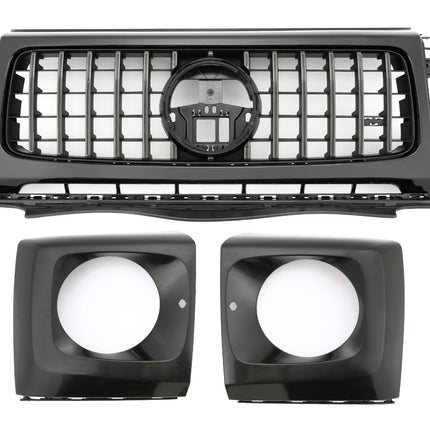 Griglia Panamericana GT nero verniciabile Mercedes W465 Classe G dal 2024 G500 G450D G63