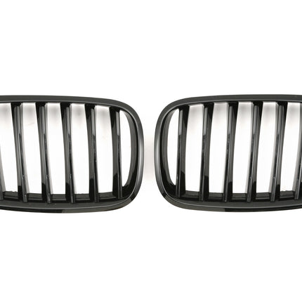 Griglia anteriore sportiva nero lucido BMW X5 E70 2007-2013 X6 E71 2008-2014