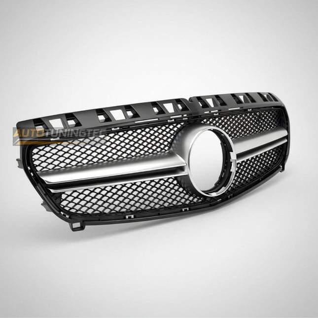 Griglia AMG Look argento per Mercedes W176 con design sportivo