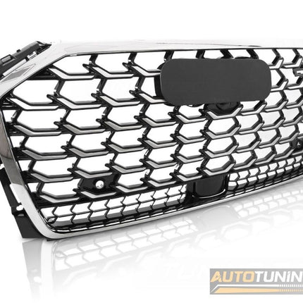 AUDI A8 D5 2022-2026 Griglia Anteriore S-Line Look - Cromata