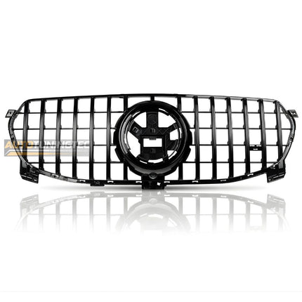 Griglia Anteriore stile AMG GTR per Mercedes GLE W167 2019-2023, perfetta compatibilità.