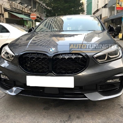 Griglia Anteriore BMW Serie 1 F40 2019, 2020, 2021, 2022, 2023, 2024, Diamond Look