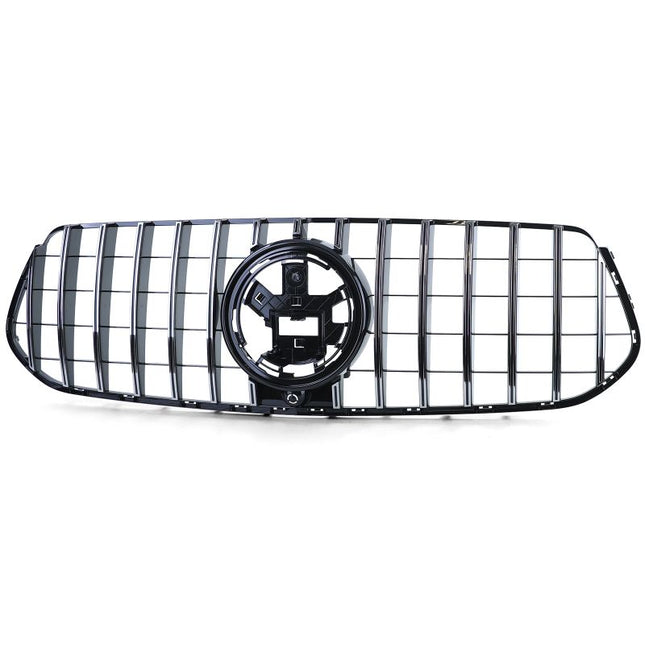 Griglia anteriore di ricambio per Mercedes GLE C167 Coupé con look sportivo e finiture cromate.