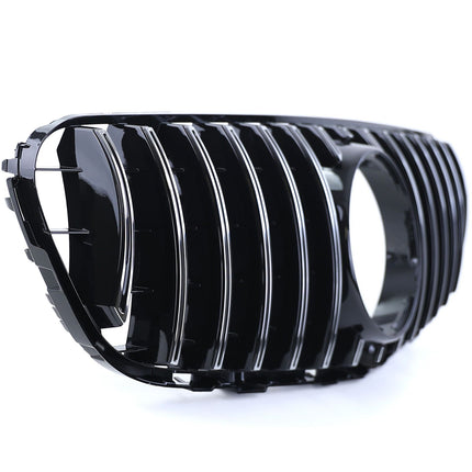 Dettaglio della mascherina anteriore per Mercedes GLC (X253 C253) senza telecamera, anno 2015-2019.