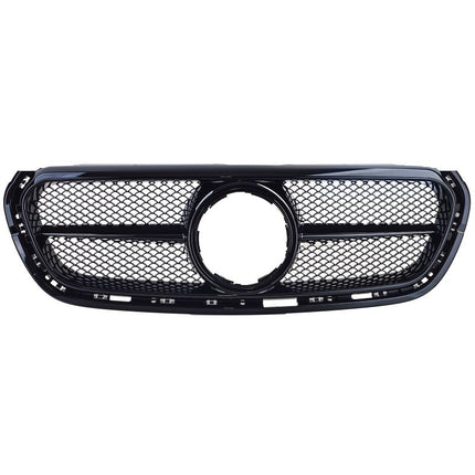 Frontale aggressivo con griglia AMG look per Mercedes Classe X W470 2017-2020, facile installazione.