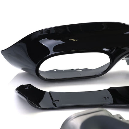 Diffusore posteriore nero lucido di alta qualità per Mercedes CLA C118 X118 AMG Sport