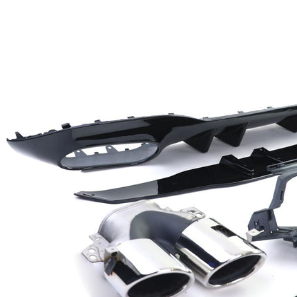 Terminali acciaio inox scarichi cromati Mercedes W177