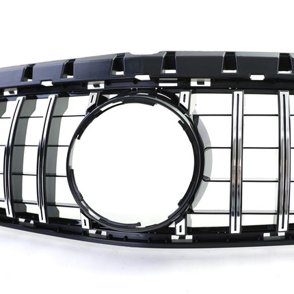 Calandra GT Style Mercedes W246, compatibile con logo originale.