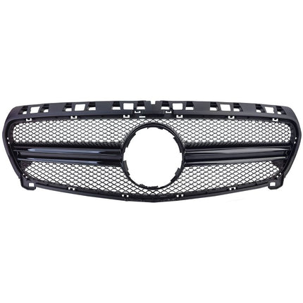 Mercedes Classe A W176 Dettaglio ravvicinato della griglia Look AMG.