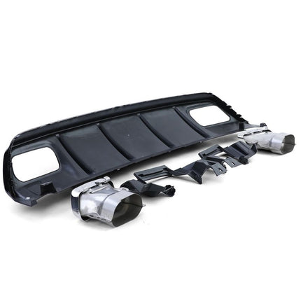 scarichi cromati diffusore Mercedes W176 2015-2018