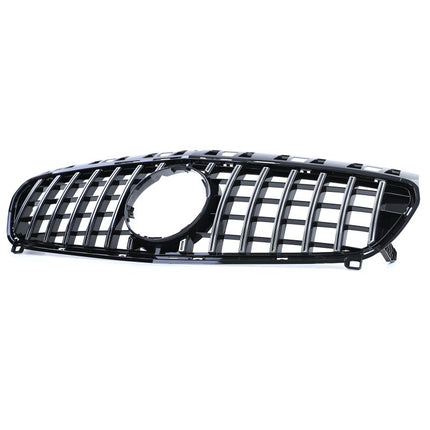 Calandra frontale W176 nero lucido con profili cromati