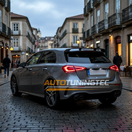 Mercedes W177 2018-2022 diffusore nero lucido con cromo