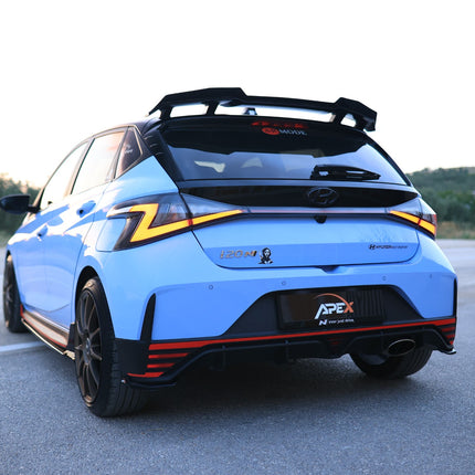 Splitter Laterali Posteriori per Hyundai i20 N 2020-2024 – APEX - foto 2