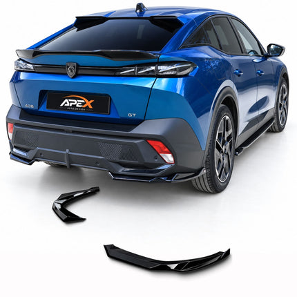 Splitter Laterali Posteriori per Peugeot 408 GT P54 2022+ – APEX