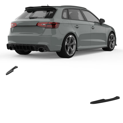 Splitter Laterali Posteriori per Audi RS3 8V Sportback 2015-2016 – APEX