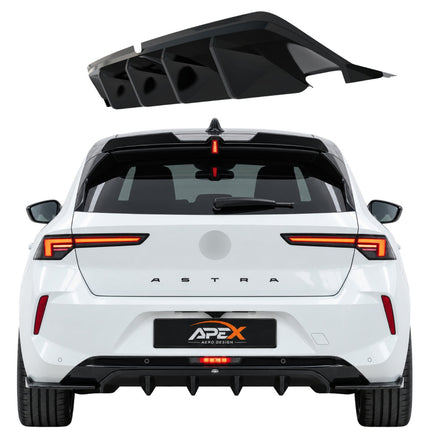 Diffusore Posteriore per Opel Astra L 2020+ – APEX