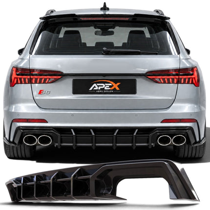Diffusore Posteriore per Audi S6 C8 Berlina / Avant 2019-2026 – APEX - foto 2