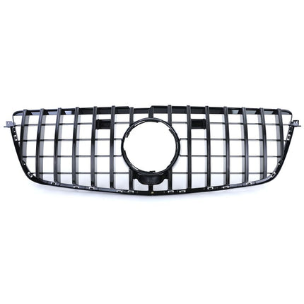 Calandra frontale GT-R Style su Mercedes GL X166 pre-restyling 2012-2015, facile installazione.