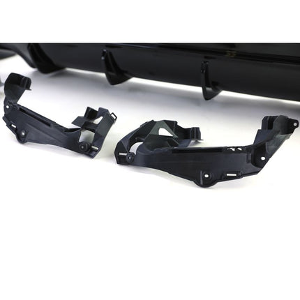 Diffusore tuning per Mercedes CLA C117 con paraurti AMG-Line, colore nero lucido