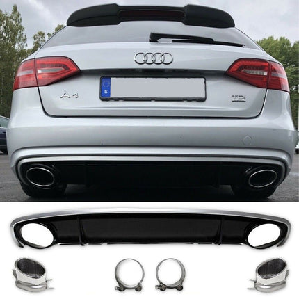 Audi A4 B8 Restyling 2011-2015 Diffusore Estrattore RS4 Look